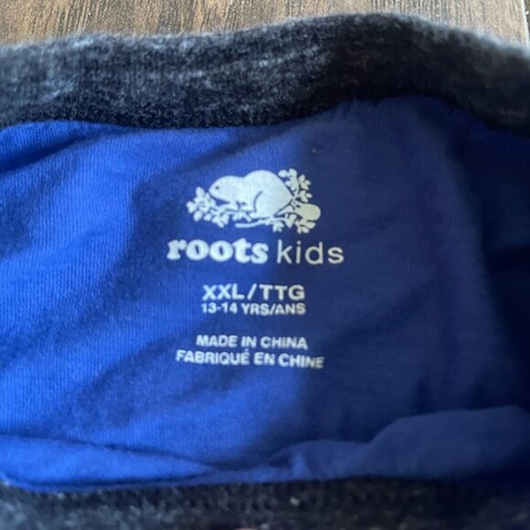 Kids winter Roots long sleeve logo shirt - Picture 3 of 3